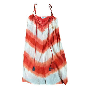 Calypso St. Barths babydoll gauze ombre tribal pattern swim coverup size XS